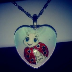 New!!! Lady Bug Necklace.